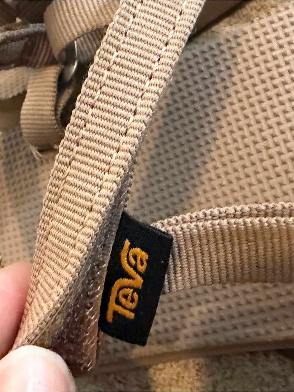 Teva Woen's Strappy Sandals in Taupe - Picture 2 of 5